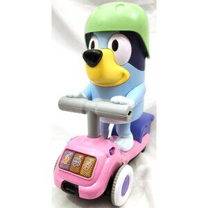 VTech SCOOTER TIME BLUEY DOG interactive toy w/ motion light sound games dancing